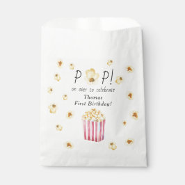 Aquarellfarben Popcorn Kindergeburtstag Party Geschenktütchen