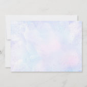 Aquarellfarben Popsim Party Zwei Coole 2. Geburtst Einladung (Rückseite)