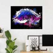 Aquarellfarben Poster (Heimbüro)