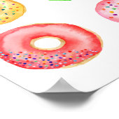 Aquarellfarben Poster (Ecke)