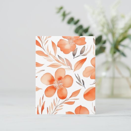 Aquarellfarben Postkarte (Stehend Vorderseite)