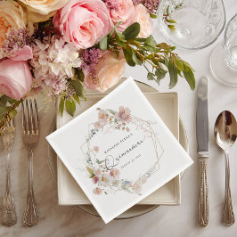 Aquarellfarben Quinceanera Papier Napkins Serviette