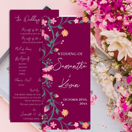 Aquarellfarben-Rahmen-Programm für Blumenzwiebeln Einladung