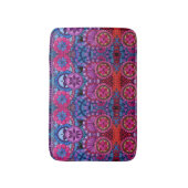 Aquarellfarben Rainbow Colors Mandala Badematte (Vorderseite Vertikal)