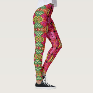 Aquarellfarben Rainbow Colors Mandala Leggings