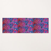 Aquarellfarben Rainbow Colors Mandala Yogamatte (Vorderseite (Horizontal))