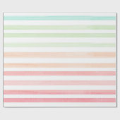 Aquarellfarben Rainbow Striptepapier 2 Geschenkpapier (Flach)