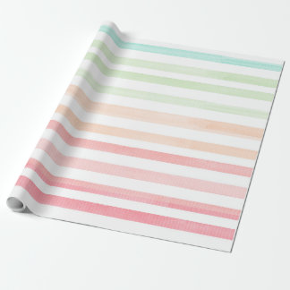 Aquarellfarben Rainbow Striptepapier 2 Geschenkpapier