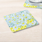 Aquarellfarben Rechteckiger Pappuntersetzer (angewinkelt)