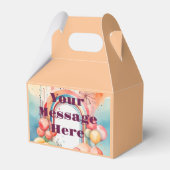 Aquarellfarben-Regenbogen-Bliss-Party Geschenkschachtel (Vorderseite)