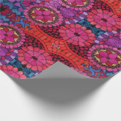 Aquarellfarben-Regenbogen-Farbe Mandala Geschenkpapier (Ecke)