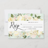 Aquarellfarben Rosa Beige Blumenzange RSVP (Vorderseite)