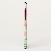 Aquarellfarben Rosa Blume Personalisiert Case-Mate iPhone Hülle (Hinten/Links)