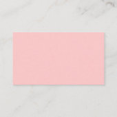 Aquarellfarben Rosa Blush Floral Wedding Registry Begleitkarte (Rückseite)