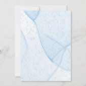 Aquarellfarben Rosa & dutzende Blüten Hochzeit Einladung (Rückseite)