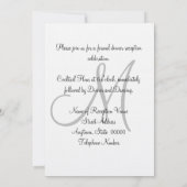 Aquarellfarben Rosa Gelb Geometrische Hochzeit Einladung (Rückseite)