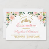 Aquarellfarben Rosa Party Einladung (Vorderseite)