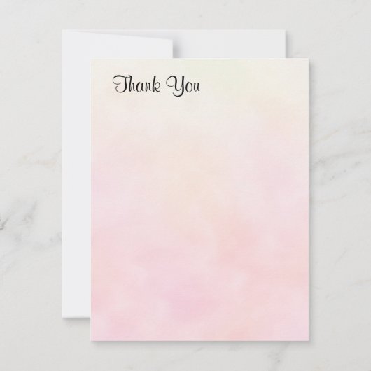 Aquarellfarben Rosa und Blush Peonys Frühjahr Somm Mitteilungskarte (Rückseite)