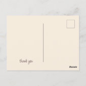 Aquarellfarben Rosa und Gelbe BlumenBouquet Postkarte (Rückseite)