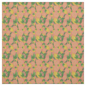 Aquarellfarben Rosa Zitronenfrucht Muster Stoff (Muster)