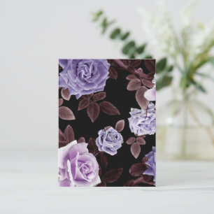 Aquarellfarben-Rose 21 Postkarte