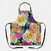 Aquarellfarben-Rose 29 Schürze (Vorderseite)