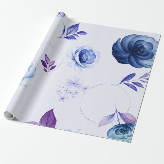 Aquarellfarben-Rose 31 Geschenkpapier (Ungerollt)