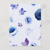 Aquarellfarben-Rose 31 Postkarte (Vorderseite)