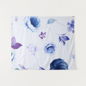 Aquarellfarben-Rose 31 Wandteppich (Vorderseite (Horizontal))