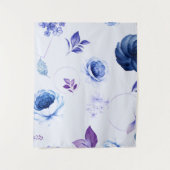 Aquarellfarben-Rose 31 Wandteppich (Vorderseite)