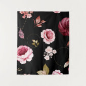 Aquarellfarben-Rose 32 Wandteppich (Vorderseite)