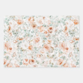 Aquarellfarben Rose Blume Eukalyptus Blätter Blume (Vorderseite)