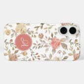 Aquarellfarben-Rose Case-Mate iPhone Hülle (Rückseite (Horizontal))