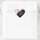 Aquarellfarben Rose Danke Stickers (Tasche)