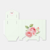 Aquarellfarben Rose Design Brautparty Bevorzugte B Geschenkschachtel (Ungefaltet)