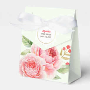 Aquarellfarben Rose Design Brautparty Bevorzugte B Geschenkschachtel