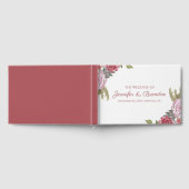 Aquarellfarben-Rose Hochzeitsbuch Gästebuch (Voll)