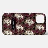Aquarellfarben Rose Personalisiert Case-Mate iPhone Hülle (Rückseite (Horizontal))