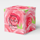Aquarellfarben Rosen 2 Zoll Party Geschenkschachtel (Vorderseite)