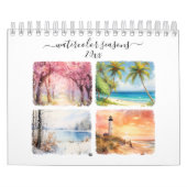 Aquarellfarben - Saisonaler Wallenkalender Pastage Kalender (Titelbild)