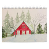 Aquarellfarben Saisondesigns Kalender (Titelbild)