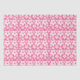 Aquarellfarben Sakura Rosa Blume Nahtloses Muster Seidenpapier