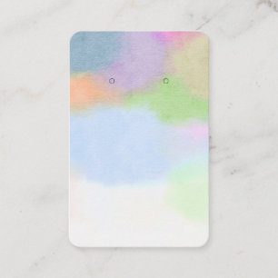 Aquarellfarben sammeln Grafikkarten für das Punch Terminkarte