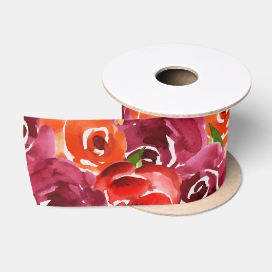 Aquarellfarben Satinband (Spule)