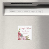 Aquarellfarben Save the Date Magnet (In Situ (Geschirrspüler))