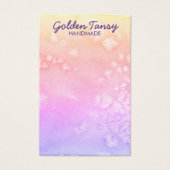 Aquarellfarben-Schmuckkarte für Nekklace (Vorderseite)