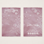 Aquarellfarben-Schmuckkarte für Nekklace (Vorne & Hinten)