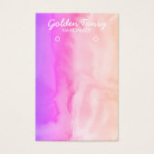 Aquarellfarben-Schmuckkarte für Nekklace (Vorderseite)