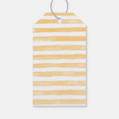 Aquarellfarben Schokolade Fudge Popsicle Geschenkt Geschenkanhänger (Rückseite)