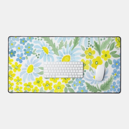 Aquarellfarben Schreibtischunterlage (Tastatur & Maus)